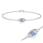 Scorpio Silver Bracelet BRS-148